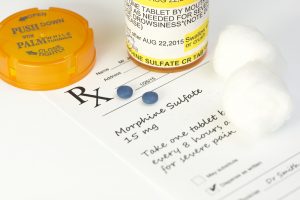 pills on a prescription form