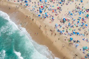 The beach at the jersey shore