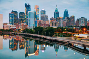 The city of Philadelphia